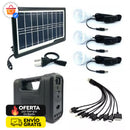 PANEL SOLAR RECARGABLE 3 BOMBILOS CAMPI
