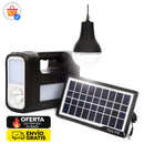 PANEL SOLAR RECARGABLE 3 BOMBILOS CAMPI