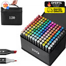 PLUMONES TOUCH DOBLE PUNTA 120 PIEZAS