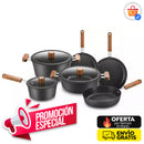 SET DE OLLAS EN MÁRMOL DE 9 PIEZAS OSAKA